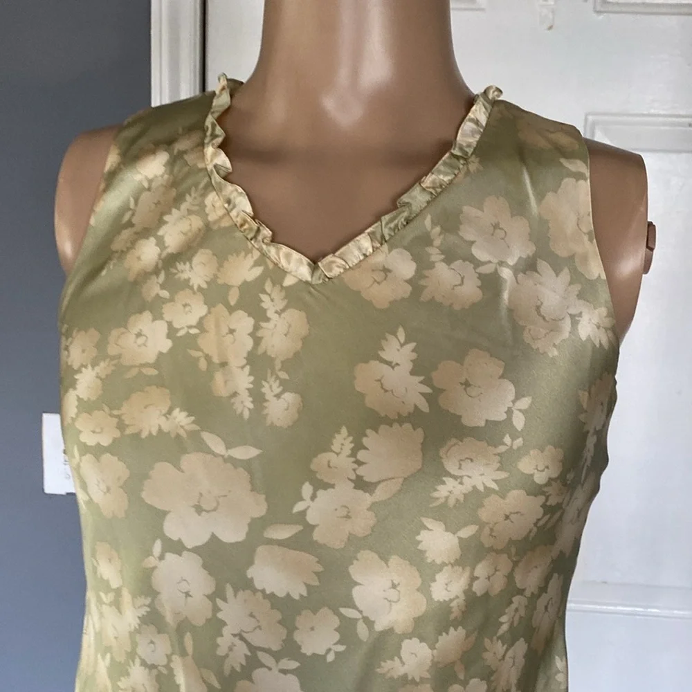 Petite Sophisticate vintage silk dress be - Picture 2 of 7